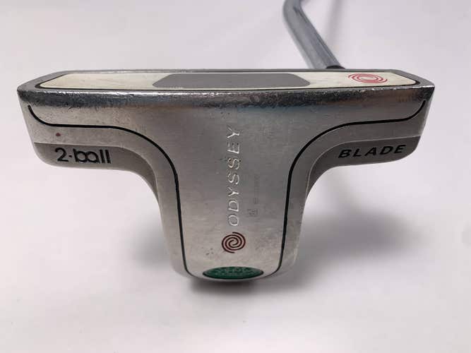 Odyssey White Steel 2-Ball Blade Putter 35" Mens RH