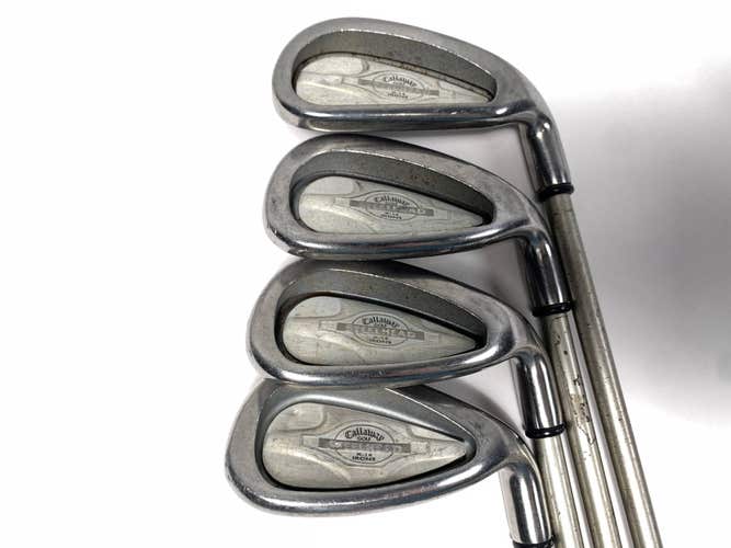 Callaway X-14 Iron Set 7-PW Steelhead X-14 Gems Ladies Graphite Womens RH