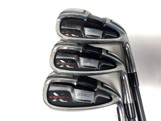 Tour Edge XCG7 Iron Set 8-PW Fujikura Fuel Exotics 50g Regular Graphite Mens RH