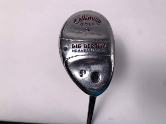 Callaway Big Bertha Heavenwood 5 Hybrid 26* Gems 55w 55g Ladies Womens RH