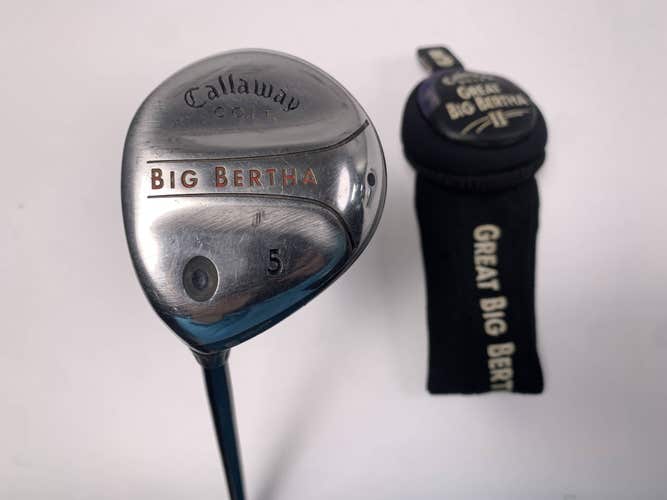 Callaway Big Bertha 2004 5 Fairway Wood 18* RCH 75w Firm Graphite Mens LH HC