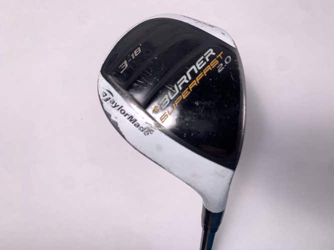 TaylorMade Burner Superfast 2.0 3 Hybrid 18* REAX 60g Regular Graphite Mens RH