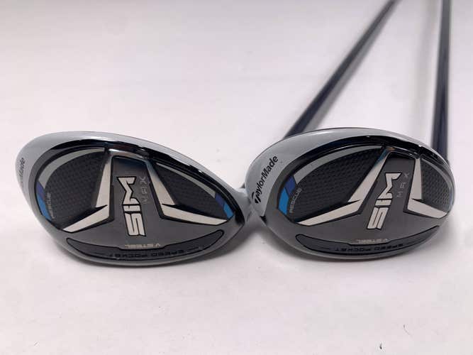 TaylorMade SIM MAX 4 & 4 Hybrid Set 22* 22* Fujikura Ventus Blue 7-S Stiff LH