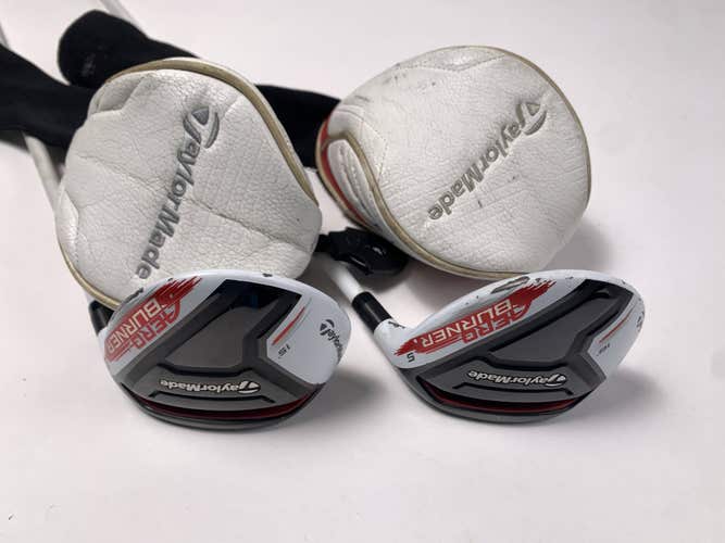 TaylorMade AeroBurner 3 & 5 Fairway Wood Set 15* 18* Rul-Z Ladies Womens RH