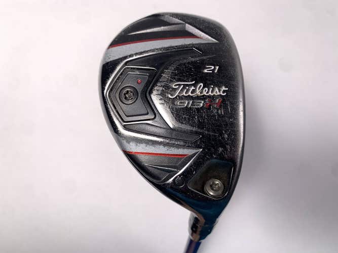 Titleist 913 H 4 Hybrid 21* Diamana Blue 72g Stiff Graphite Mens RH Midsize Grip