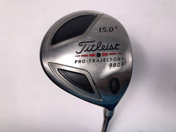 Titleist 980 F 3 Fairway Wood 15* 4375 Regular Graphite Mens RH