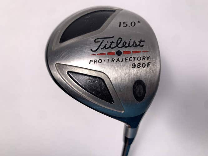 Titleist 980 F 3 Fairway Wood 15* 4375 Stiff Graphite Mens RH