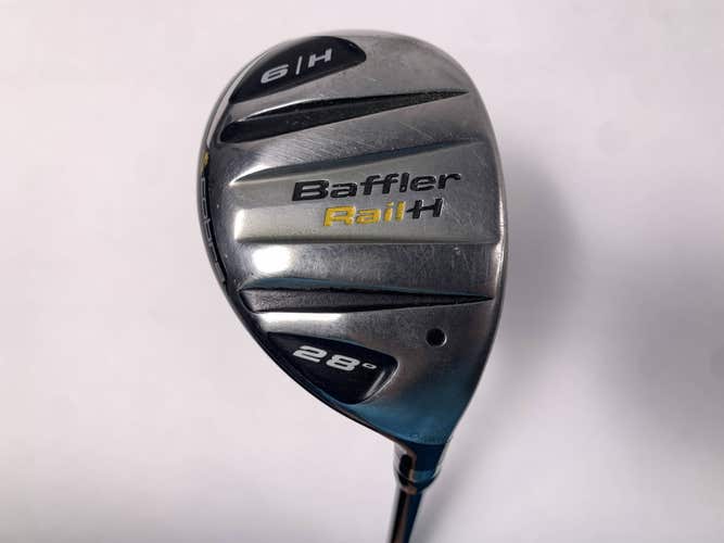 Cobra Baffler Rail H 6 Hybrid 28* Fujikura Motore 65g Regular Graphite Mens RH