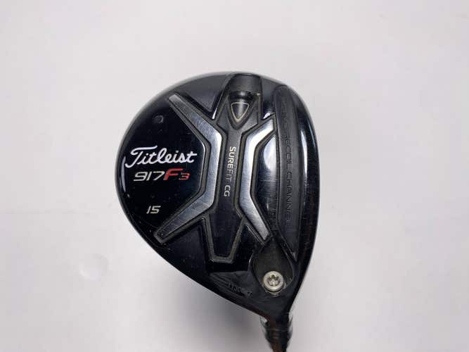 Titleist 917 F3 3 Fairway Wood 15* Diamana Red 60g Regular Graphite Mens RH