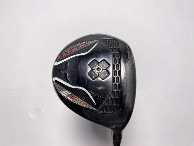 Tour Edge Exotics E8 Beta 3 Fairway Wood 13* Aldila Rogue 95 MSI 3.6 Stiff RH