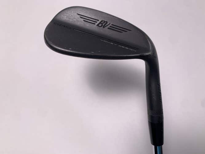 Titleist Vokey SM9 Jet Black Wedge 52* 12 Bounce F-Grind Wedge Steel Mens RH