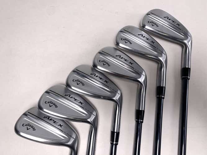 Callaway Apex Ti Fusion 250 Iron Set 6-PW+AW Recoil Dart 80g Regular Graphite RH