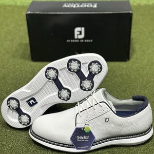 FootJoy Traditions Leather Mens Golf Shoes WHITE Choose Size / Width NEW!