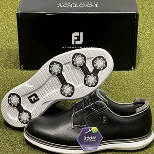 NEW FootJoy Traditions Golf Shoes 57939 Black/White - Choose Size