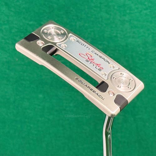 Scotty Cameron Studio Style 2025 Squareback 34" Single-Bend Putter Titleist w/HC