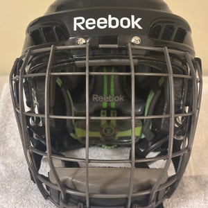 Reebok 11K Hockey Helmet + Cage Combo Senior S Excellent Condition