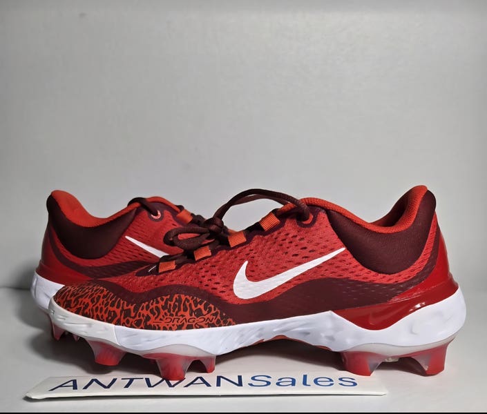 Nike Alpha Huarache Elite 4 MCS Baseball Cleats Red Mens  display picture 1
