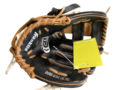 Used Franklin READY TO PLAY BB/SB Glove RH Throw Brown 9 1/2" 11613-S000176818