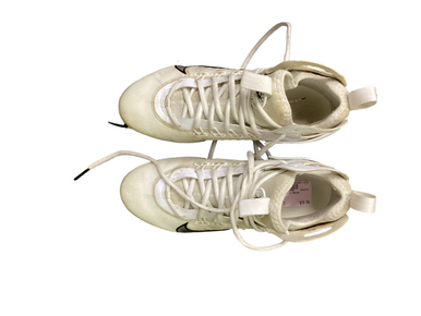 Used Nike LAX Cleats Boys White Youth 07.5 11613-S000176805