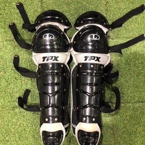 Youth Louisville Slugger TPX Catcher's Leg Guards 14" (Used)