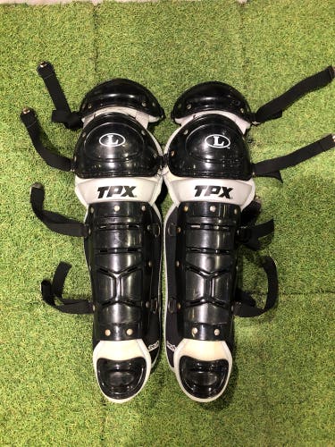 Youth Louisville Slugger TPX Catcher's Leg Guards 14" (Used)