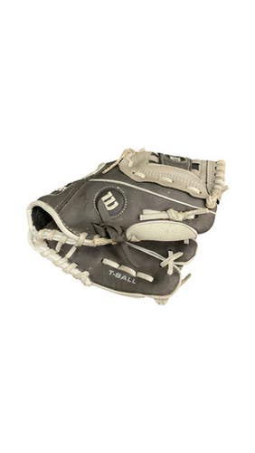 Used Wilson A200 BB/SB Glove T-ball Black 10" 11859-S000028324