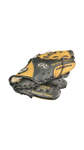 Used Rawlings PL100GB BB/SB Glove LH Throw Black 10" 11859-S000028323
