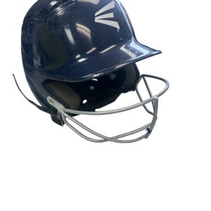 Used Easton ALPHA Batting Helmet w/Mask Navy Blue SM 11862-S000092694