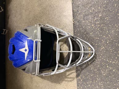 Used All-Star MVP HELMET Catchers Helmet w/Mask Royal Blue S/M 11605-S000207664