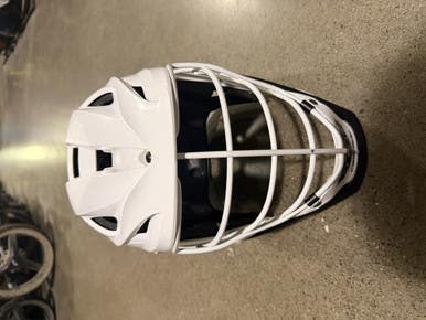 Used Cascade S Lacrosse Helmet White Fits all 11605-S000211606