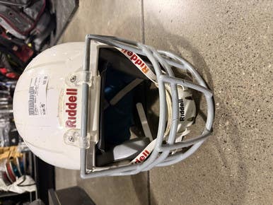 Used Riddell ADULT HELMET FB Helmet White MD 11605-S000211174