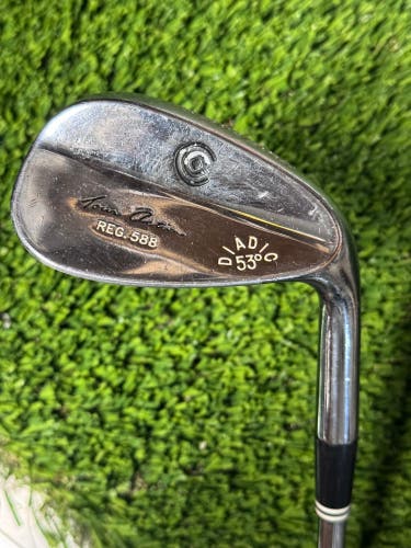 Cleveland Tour Action Reg. 588 53º Diadic Gap Wedge Steel Shaft Right Hand 36.5"