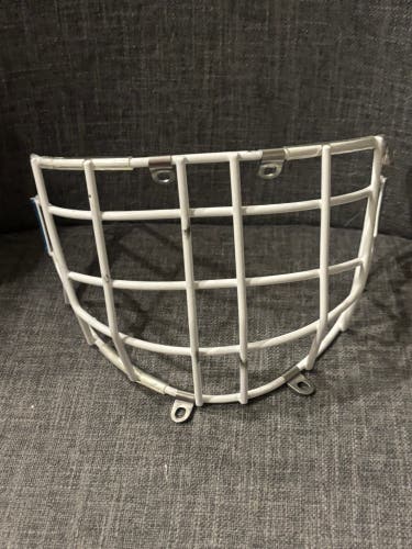 Bauer Hockey Certified Replacement Goalie Mask Cage GRW SS Senior White