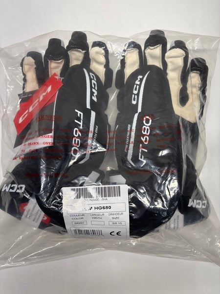 New!! CCM JetSpeed FT680 Gloves 15" Black