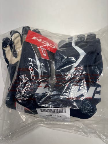 New!! CCM JetSpeed FT680 Gloves 13" Navy