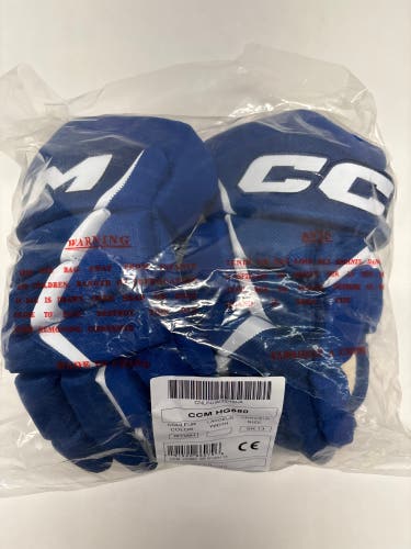 New!! CCM JetSpeed FT680 Gloves 13" Royal Blue