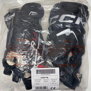 New!! CCM JetSpeed FT6 Gloves 15" Black