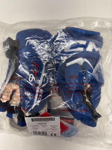 New!! CCM JetSpeed FT6 Gloves 13" Royal Blue