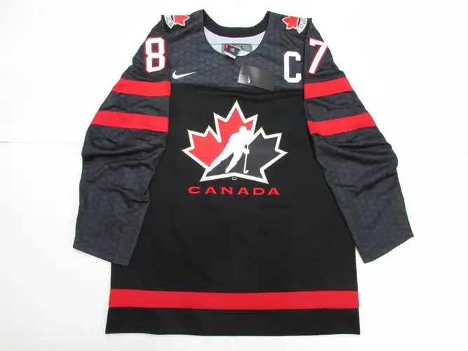 Sidney Crosby Team Canada Black Nike - NHL Hockey Jersey