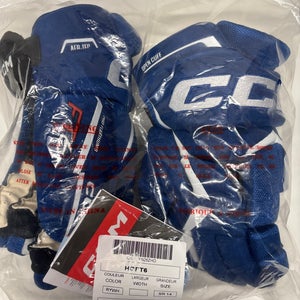 New!! CCM JetSpeed FT6 Gloves 14" Royal Blue