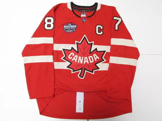 Sidney Crosby Team Canada 4 Nations Face-Off Fanatics Premium Jersey 56 – NWOT