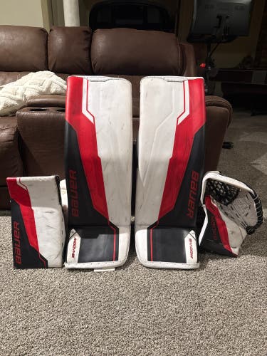 35" Bauer Vapor Flylite Regular Goalie Full Set Pro Stock (Used) LOOK AT DESCRIPTION