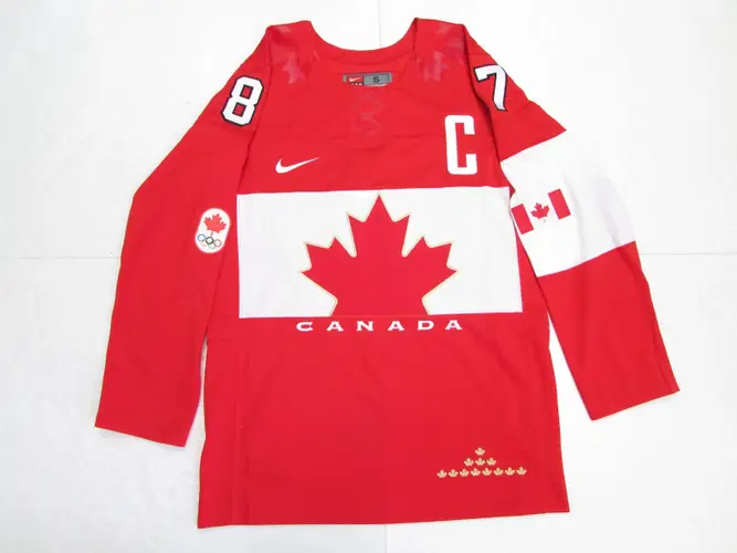Crosby Team Canada 2014 Sochi Olympic Nike Hockey Jersey (Small)