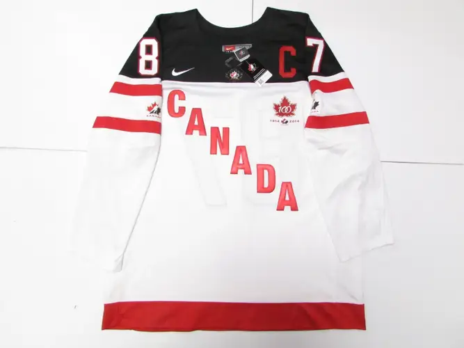 Crosby Team Canada 100th Anniversary Nike Hockey Jersey (XL)