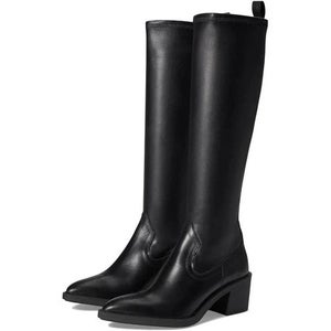 La Canadienne Paton Tall Boots Womens US 5.5 Black Leather Knee High HTAT265