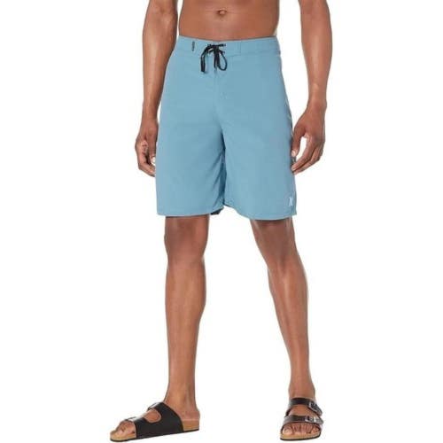 Hurley One Only 2.0 21 Board Shorts Men's 40 Noise Aqua Swimwear Surfing JDM2359