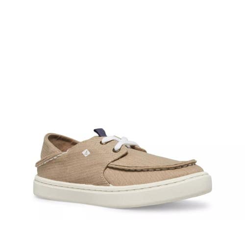 Sperry Offshore Sneaker Kids Khaki Slip On Moc Toe Comfort Casual Shoes HTAT322