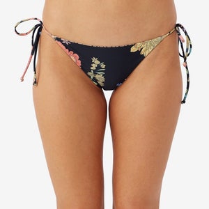 O'Neill Drea Animal Maracas Revo Bikini Bottom Women Small Black Swimwear JZZ990