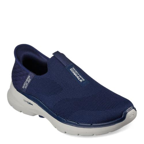Skechers Slip-ins Go Walk 6 216278-NVY Sneaker Men 11 Navy Walking Shoes HTAT302
