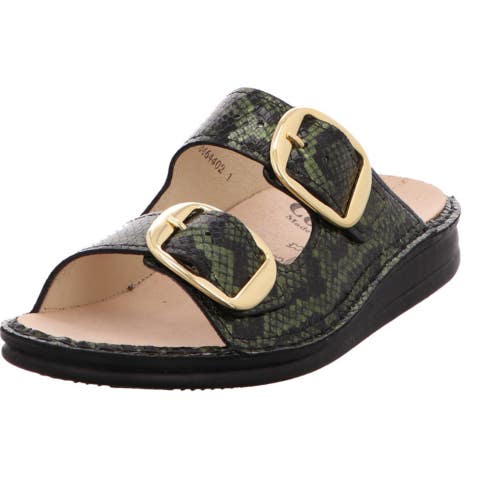 Finn Comfort Lipari 01545-710222 Sandals Women's Oro Naja Slip-On Slide HTAT182